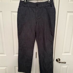 Lee Straight Leg Women's Pants in Dark Blue Size 10 Short